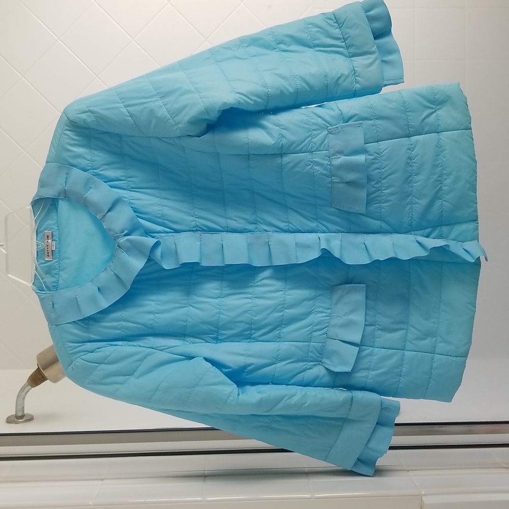 Patty Kim women's size small blue light weight jacket.